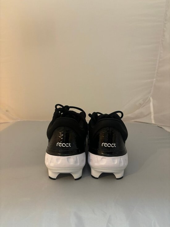 Nike alpha huarache elite 4 low mcs black baseball cleats size 10 FD6221 001